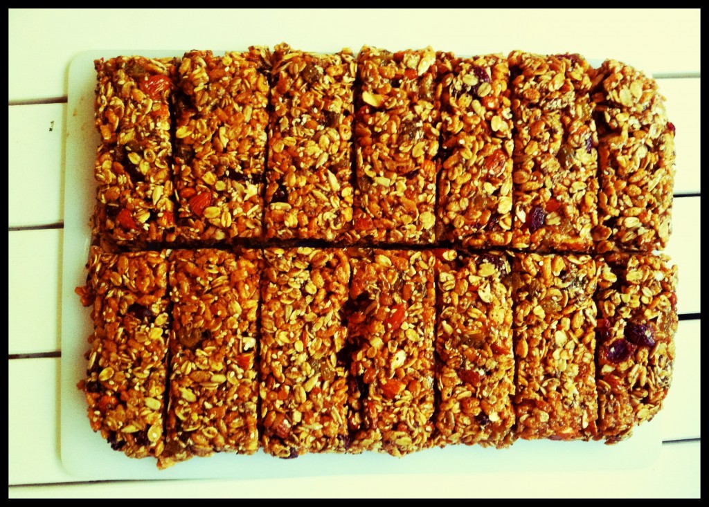 GF Chia Seeds Meet Homemade Granola Bars