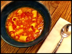 Chickpea soup