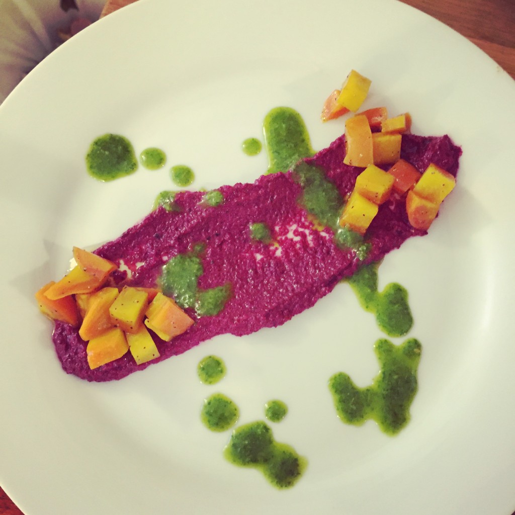 Beet Sunflower Seed Pesto Vegan Friendly!